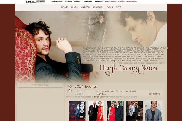 hugh-dancy.com site used Asd-hughdancynews