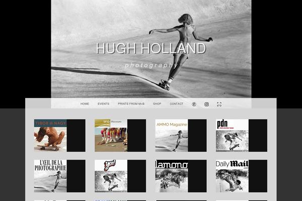 hughholland.com site used Hugh