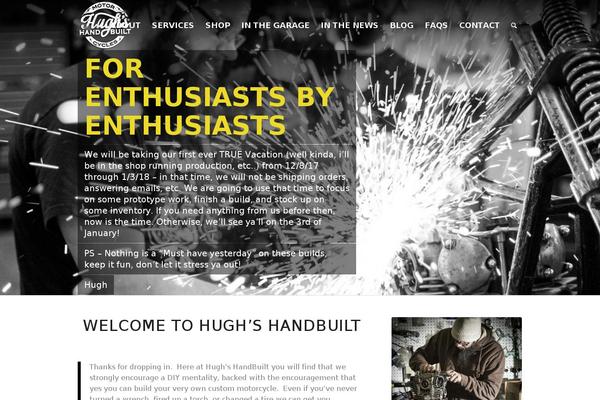 hughshandbuilt.com site used Staxx