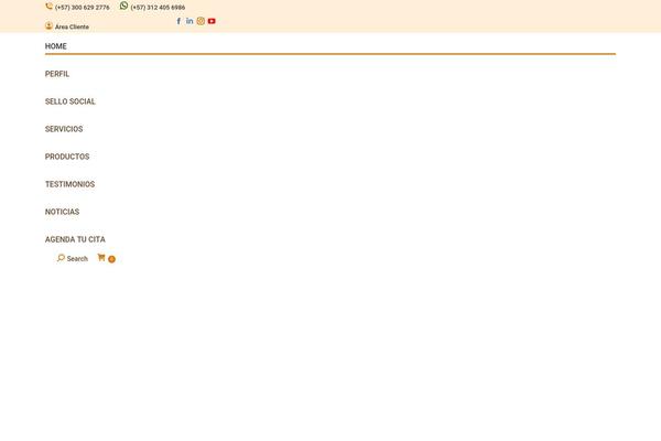 The7 theme site design template sample