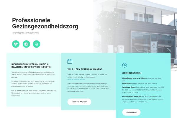 Healthmedical theme site design template sample