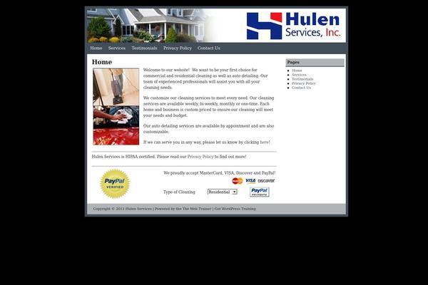 hulenservices.com site used Thewebtrainer_1