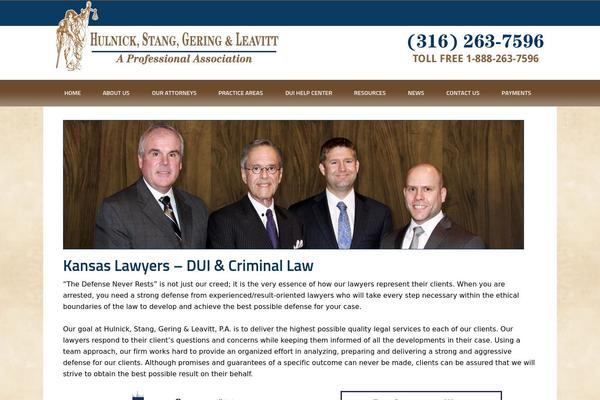 WordPress website example screenshot