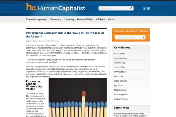 humancapitalist.com site used Humancapitalist