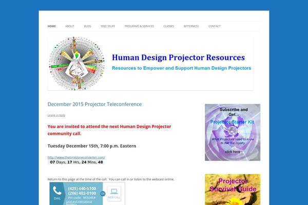 Twenty Twelve theme site design template sample