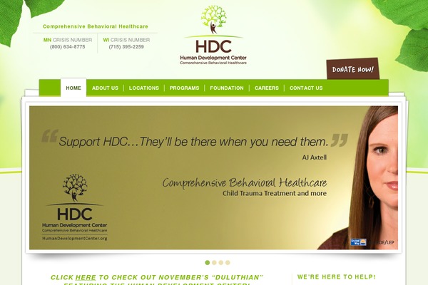 Hdc theme site design template sample