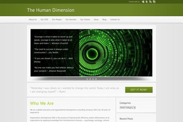 humandimension.org site used Modular
