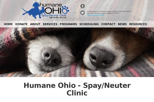 humaneohio.org site used Humaneohiotheme