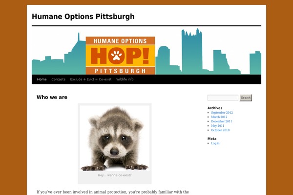 Twenty Ten theme site design template sample