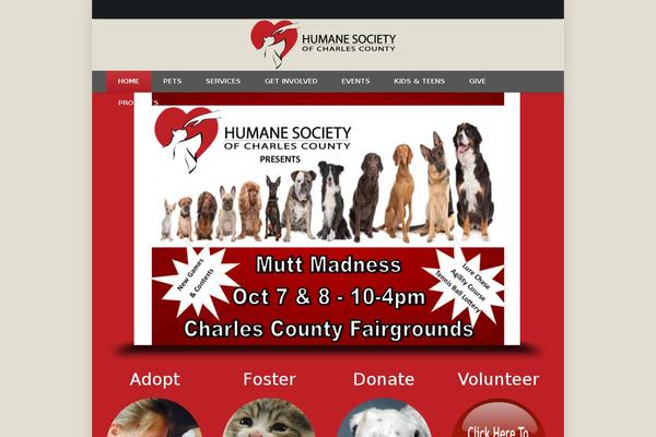 humanesocietycc.org site used Pet-rescue
