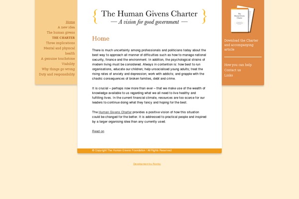 humangivenscharter.com site used Hgicharter