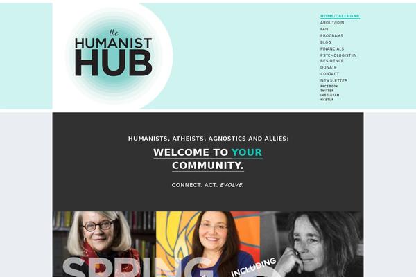 humanisthub.org site used Humanist-bones