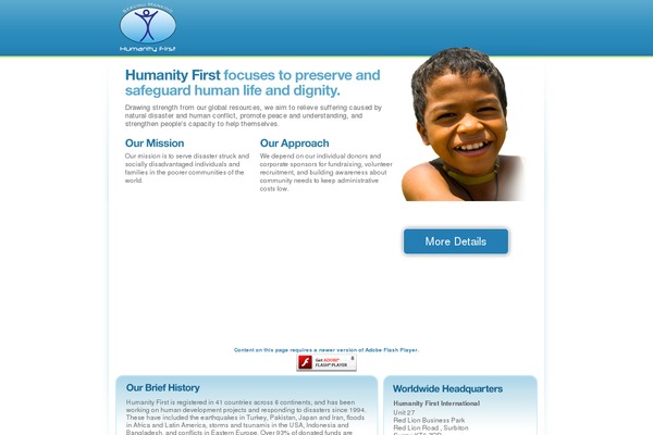 humanityfirst.org site used Humanity-first