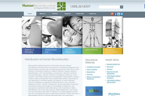 humanreconstruction.com site used Theme1321