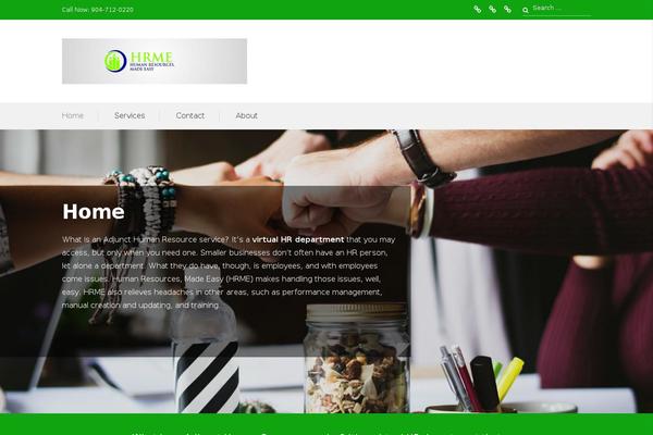 WordPress website example screenshot