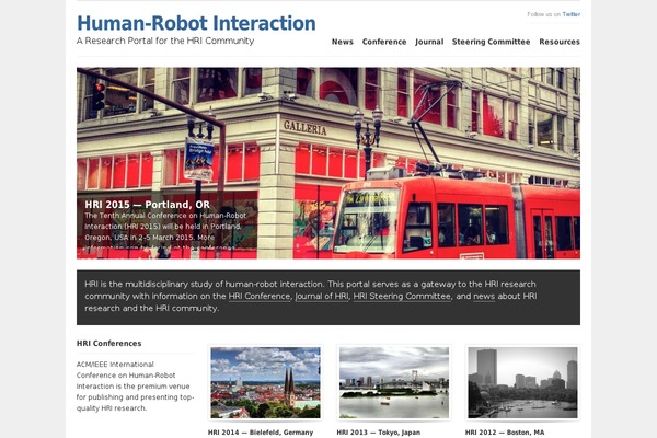 humanrobotinteraction.org site used Workspace