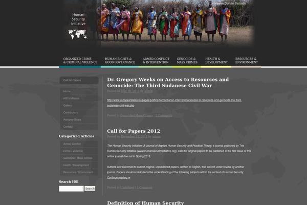 Twenty Ten theme site design template sample