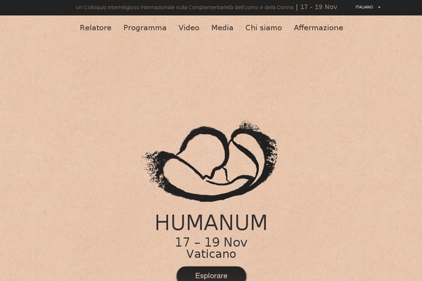 Humanum theme site design template sample