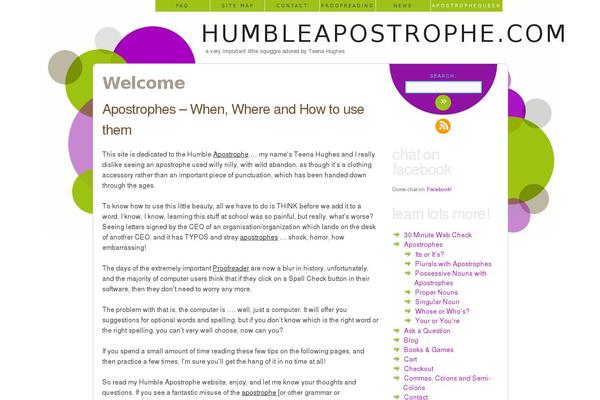humbleapostrophe.com site used Freedream2010