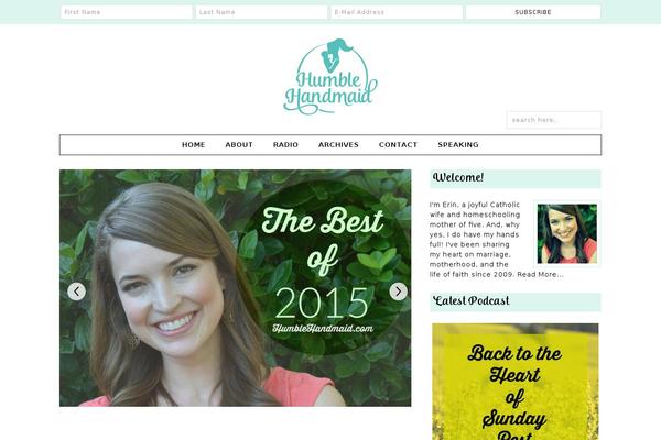 humblehandmaid.com site used Humble-handmaid