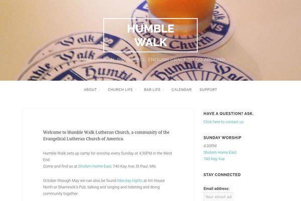 humblewalkchurch.org site used Swell Lite