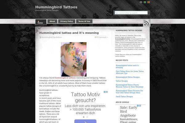 hummingbirdtattoo.org site used Fantastic-flowery
