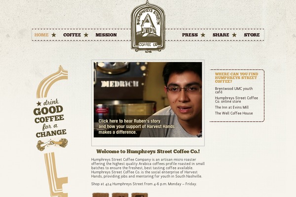 humphreysstreetcoffeeco.com site used Hscc