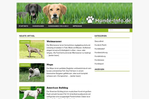 WordPress website example screenshot