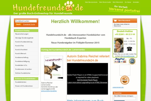 hundefreunde24.de site used Petplan