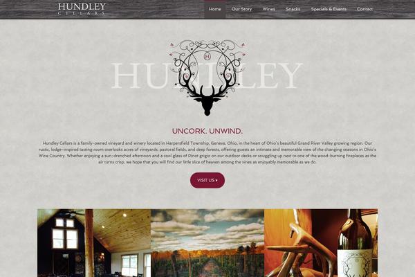 hundleycellars.com site used Agency Pro
