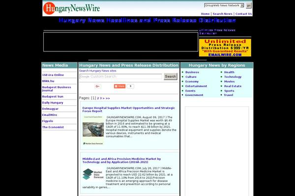 Investors-newswire theme site design template sample