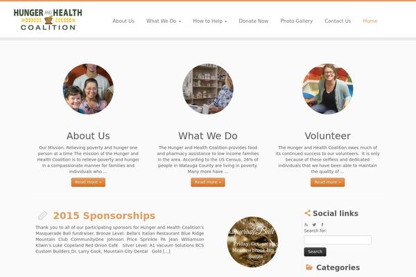 WordPress website example screenshot