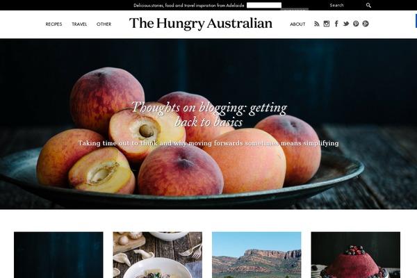 hungryaustralian.com site used Tha