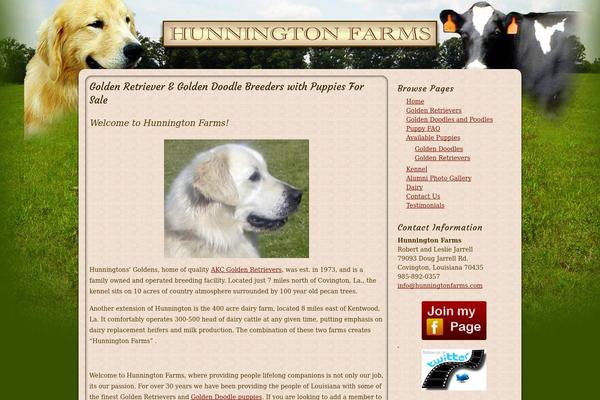 hunningtonfarms.com site used Headway