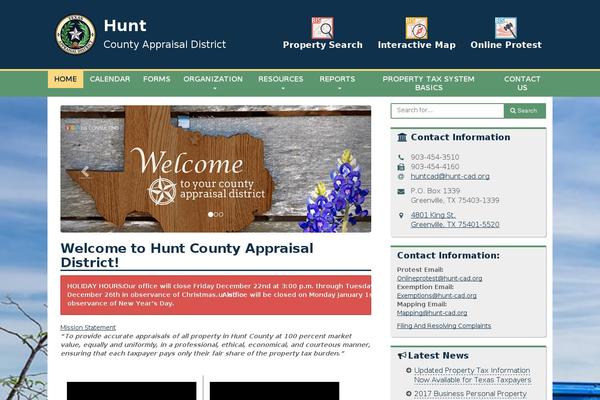 hunt-cad.org site used Bis-slider-images