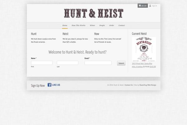 huntandheist.com site used Huntheist