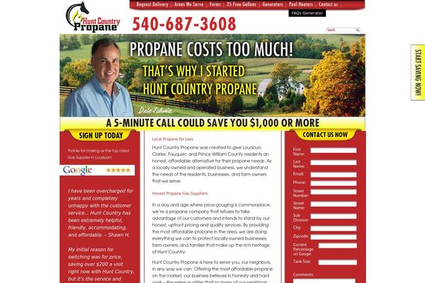 huntcountrypropane.com site used Hunt-country-propan