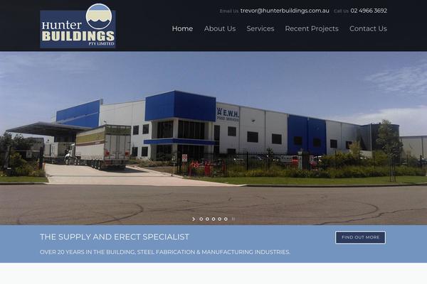 Construction theme site design template sample