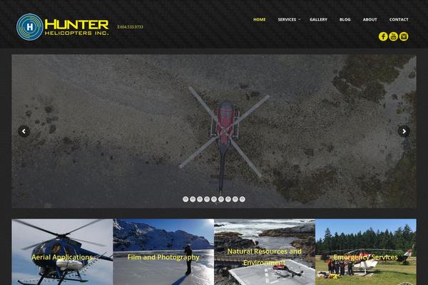 hunterhelicopters.com site used BUILDER