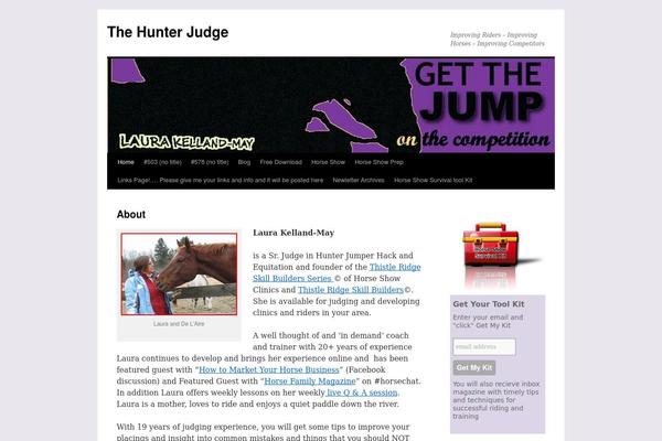 Twenty Ten theme site design template sample