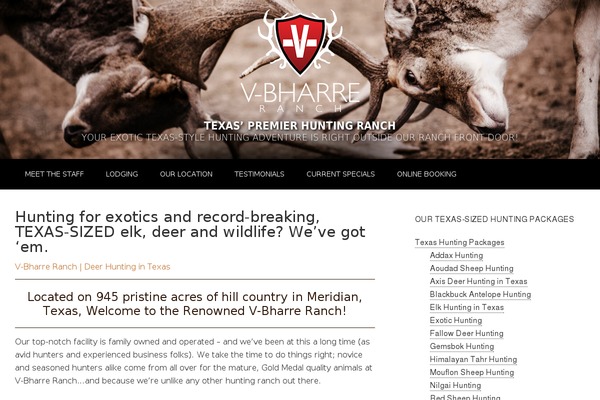 huntingtexastrophies.com site used Vbharre