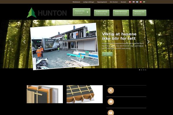 hunton.no site used Hunton