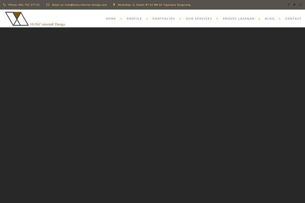 Archi theme site design template sample