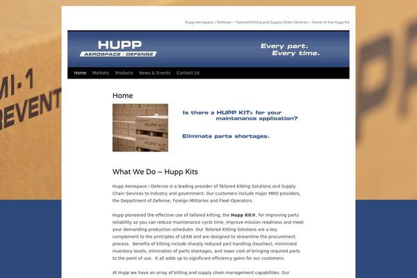 huppaerospace.com site used Twenty Ten