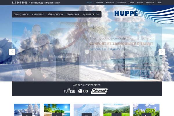 huppe theme websites examples