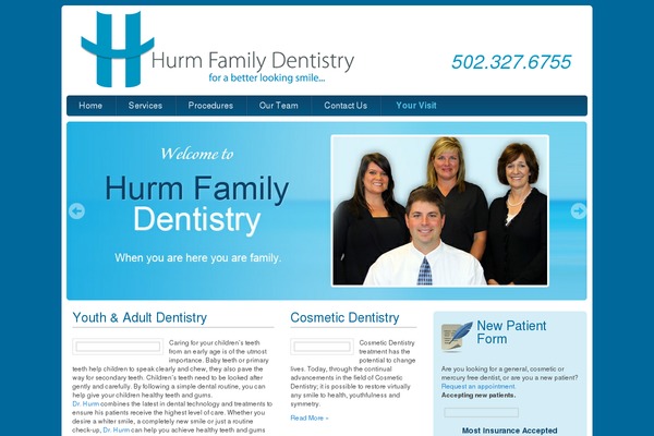 hurmfamilydentistry.com site used Hurmdentistry