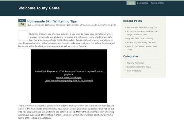 Coogee theme site design template sample