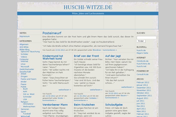 huschi-witze.de site used Bp-worldnews