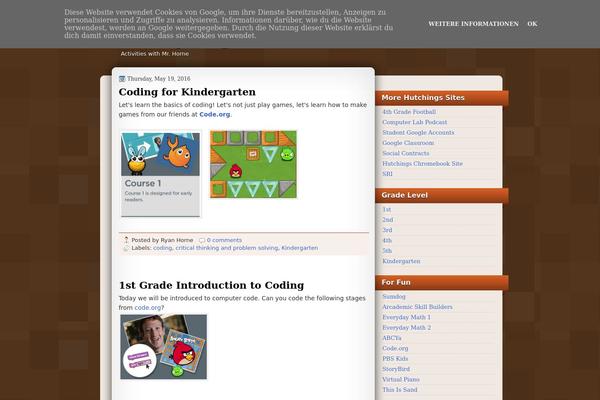 WordPress website example screenshot