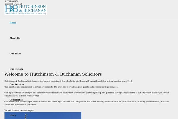 hutchinson-buchanan.co.uk site used Hb